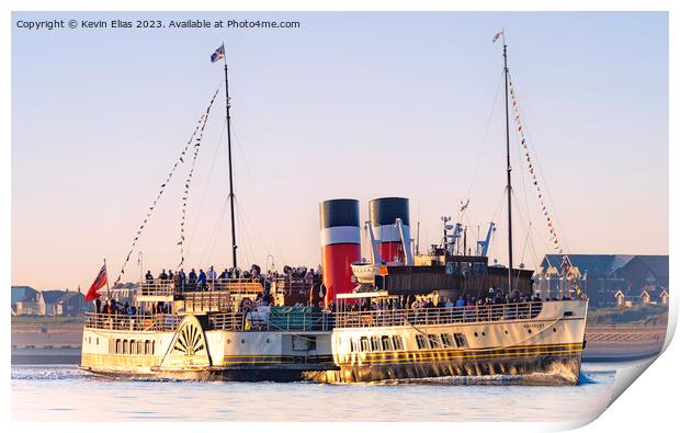 PS Waverley Print by Kevin Elias