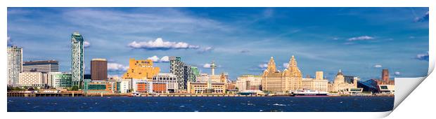 LIVERPOOL WATERFRONT Print by Kevin Elias