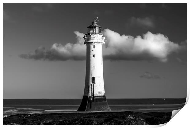 NEW BRIGHTON LIGHTHOUSE Print by Kevin Elias