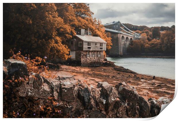Autumn on Anglesey Print by Kevin Elias