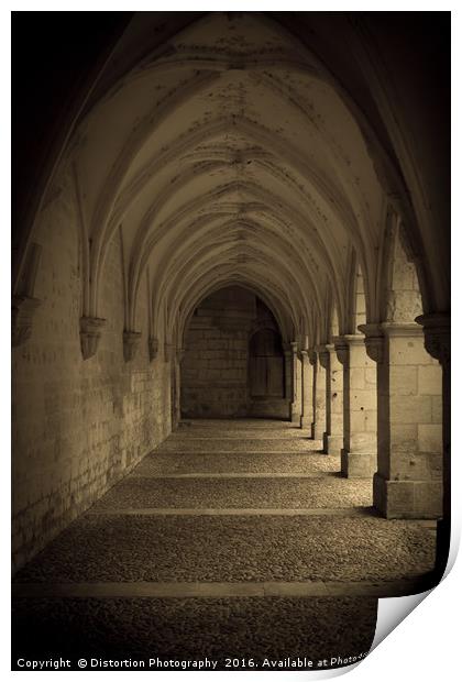 Cloister Print by Distortion Photography