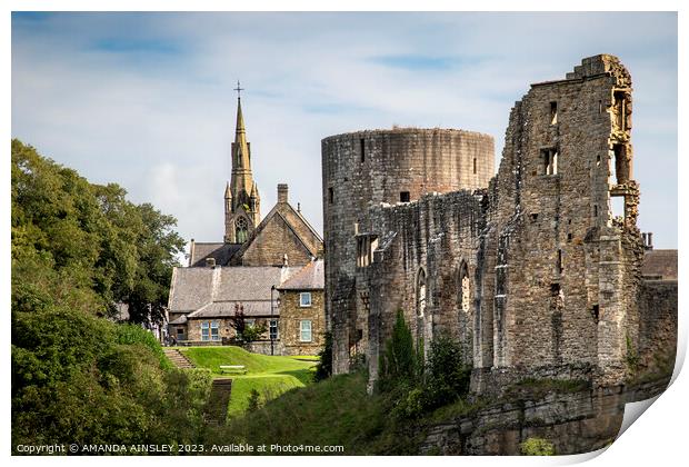 Barnard Castle  Print by AMANDA AINSLEY