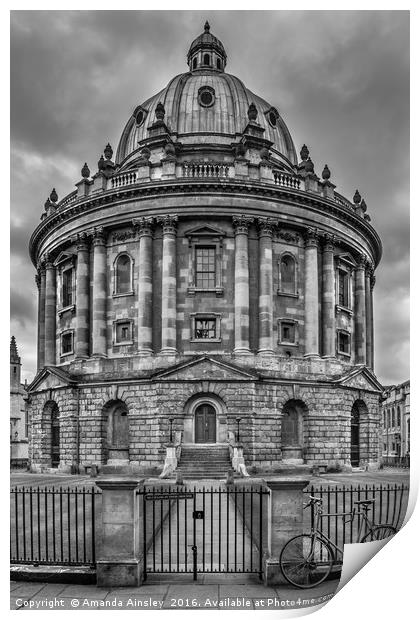 The Radcliffe Camera Oxford Print by AMANDA AINSLEY