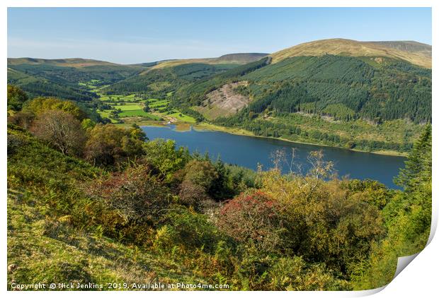 The Talybont Valley Brecon Beacons National Park  Print by Nick Jenkins