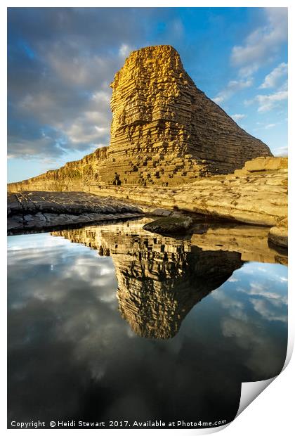 The Sphinx at Nash Point Print by Heidi Stewart