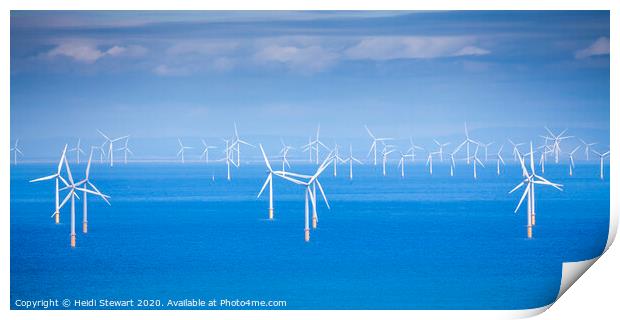 Wind Power Print by Heidi Stewart