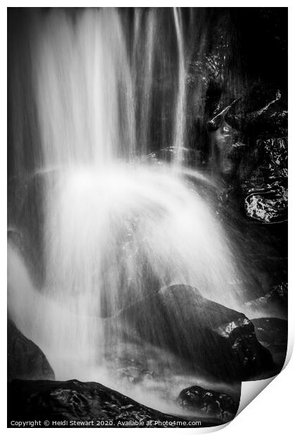 Waterfall Print by Heidi Stewart