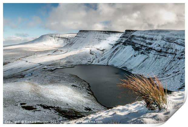 Llyn y Fan Fach, Brecon Beacons. Print by Richard Morgan