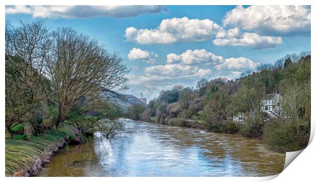 View of the River Severn  Print by simon alun hark