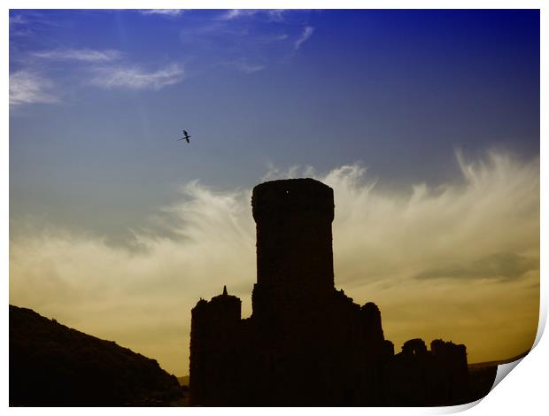 Conwy Castle Print by simon alun hark