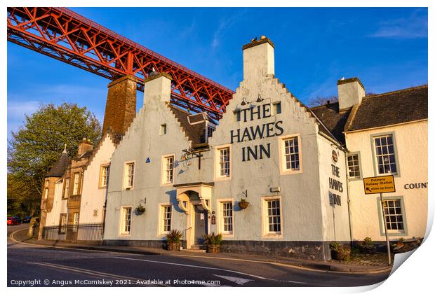 The Hawes Inn at sunset Print by Angus McComiskey