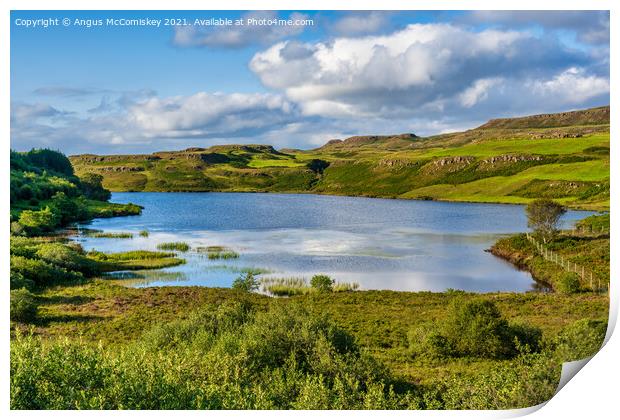 Loch an Torr, Isle of Mull Print by Angus McComiskey