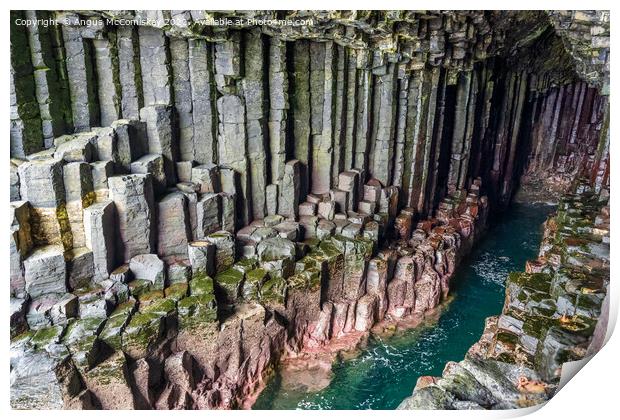 Fingal’s Cave, Isle of Staffa Print by Angus McComiskey