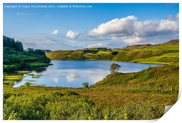 Picturesque Loch an Torr, Isle of Mull Print by Angus McComiskey