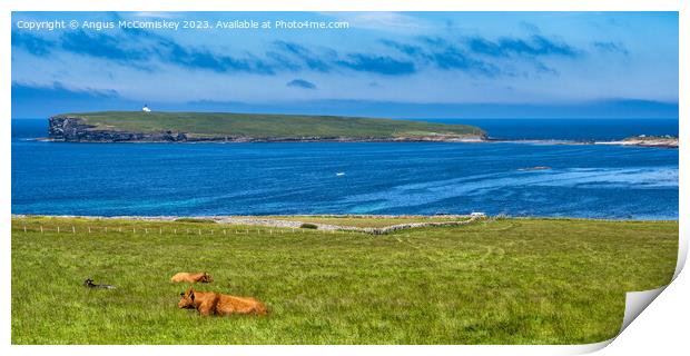 Brough of Birsay, Mainland Orkney Print by Angus McComiskey