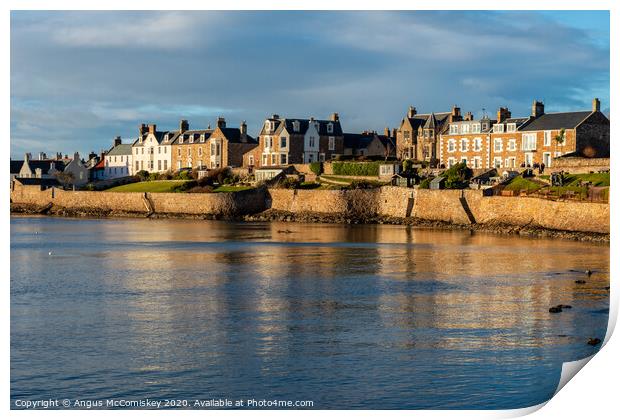 Elie seafront Print by Angus McComiskey