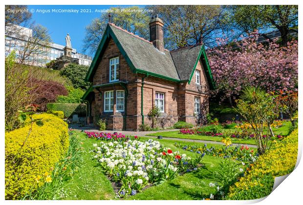 The Gardener's Cottage, Edinburgh Print by Angus McComiskey