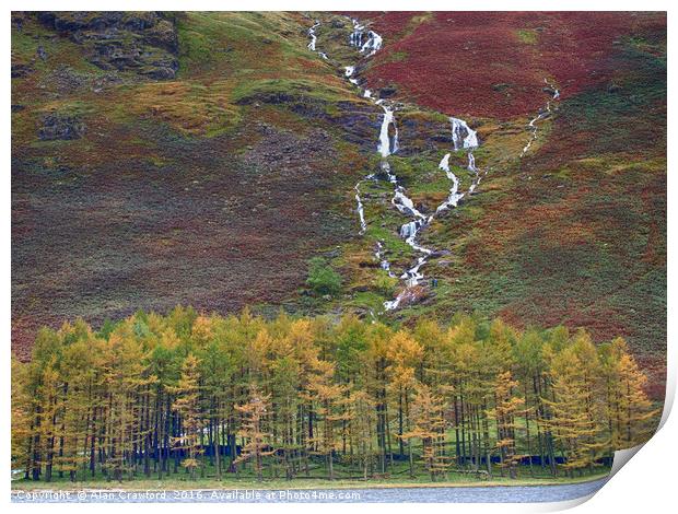 Lake District Autumn Print by Alan Crawford
