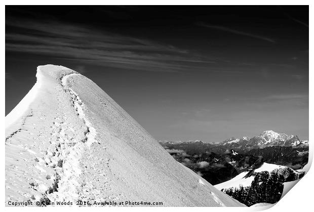 Monte Rosa Print by Colin Woods