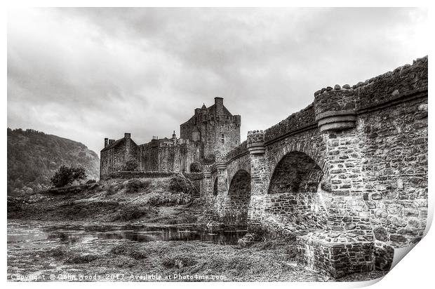 Eilean Donan Castle in Scotland Print by Colin Woods