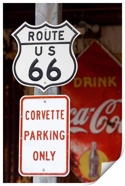Route 66 Print by Arterra 