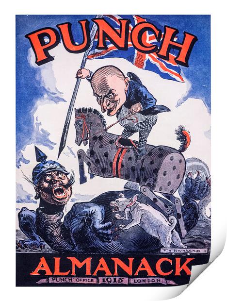 WWI Punch’s Almanack Print by Arterra 