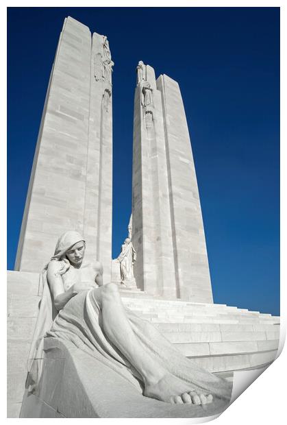 Battle of Vimy Ridge Monument Print by Arterra 