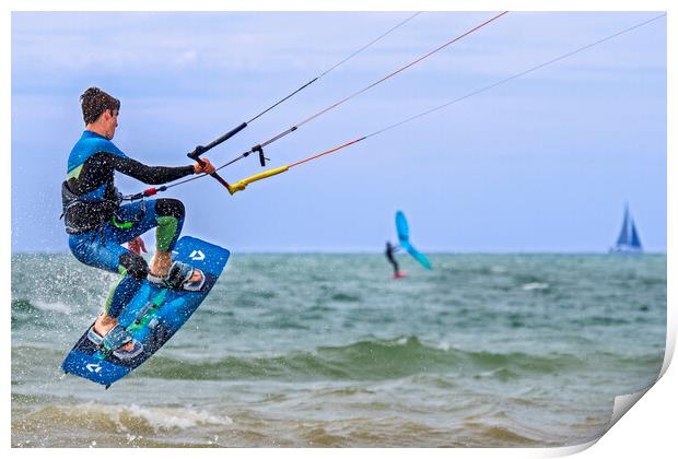 Kitesurfer Print by Arterra 