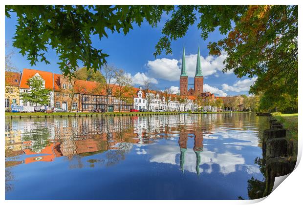 Lubeck Cathedral Print by Arterra 