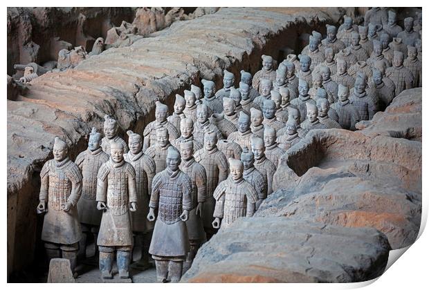 Terracotta Army, China Print by Arterra 