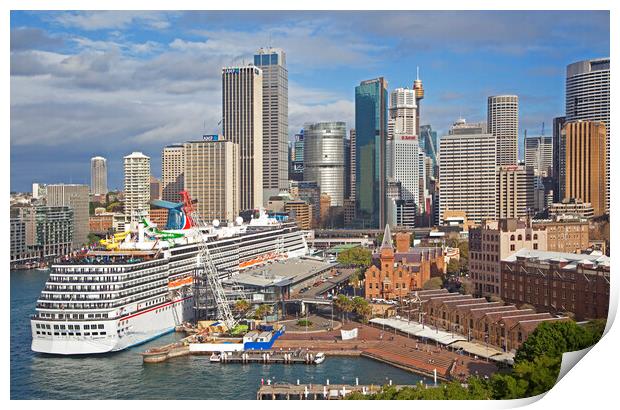 Sydney Harbour, Australia Print by Arterra 