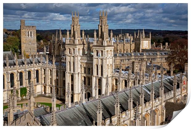 All Souls College, Oxford Print by Arterra 
