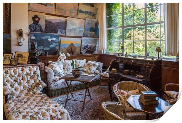 Claude Monet's Studio, Giverny Print by Arterra 