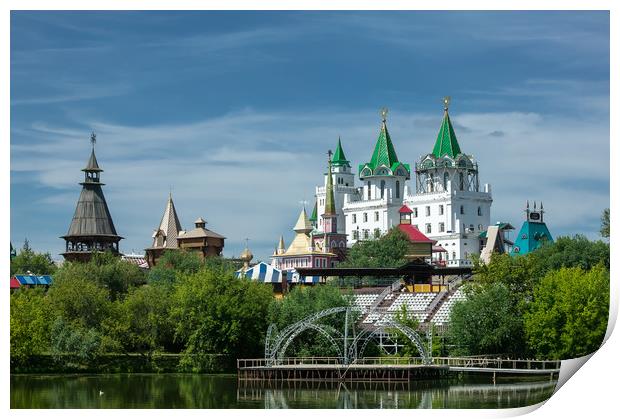 The Kremlin in Izmailovo. Print by Valerii Soloviov