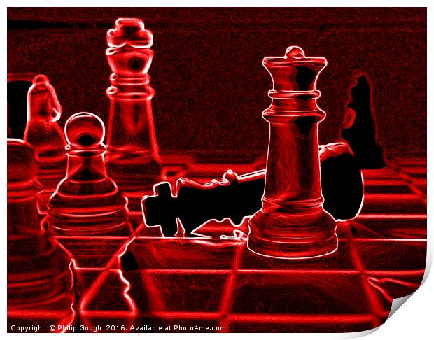 Check Mate Print by Philip Gough