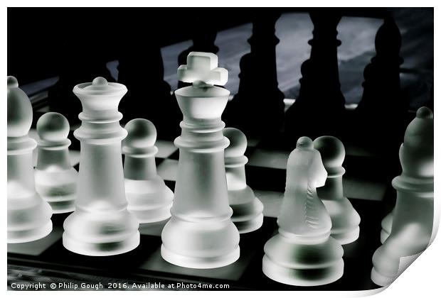 Chess Mystery Print by Philip Gough