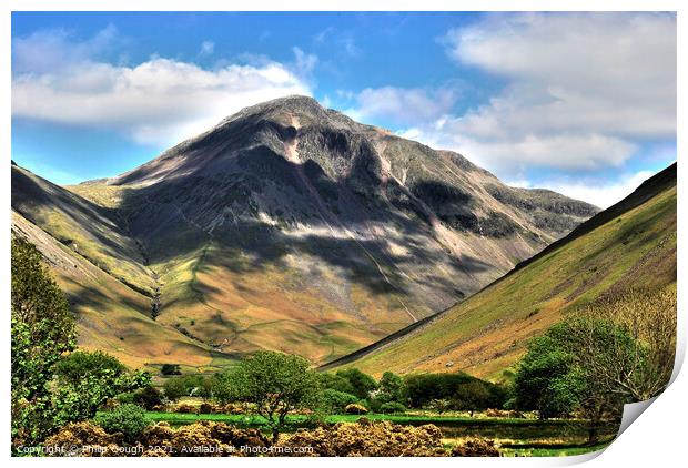 Wastwater Light Print by Philip Gough