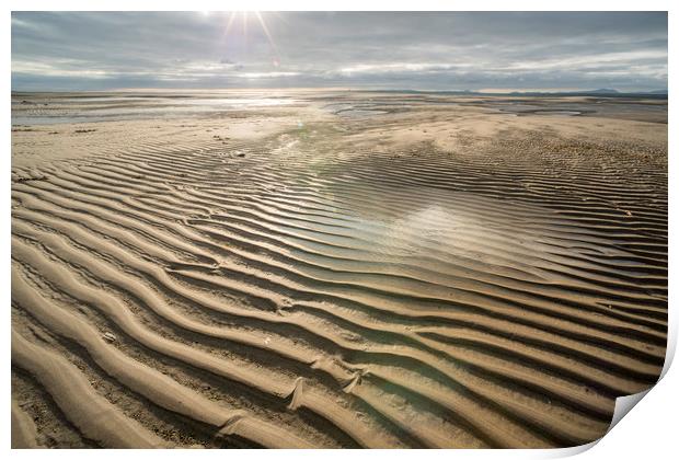 Sand patterns Print by Janette Hill