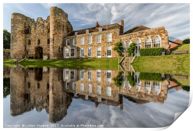 Tonbridge Castle Reflections Print by Wayne Lytton