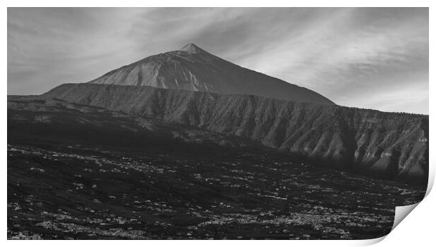 Mount Teide Tenerife Print by Kevin Snelling