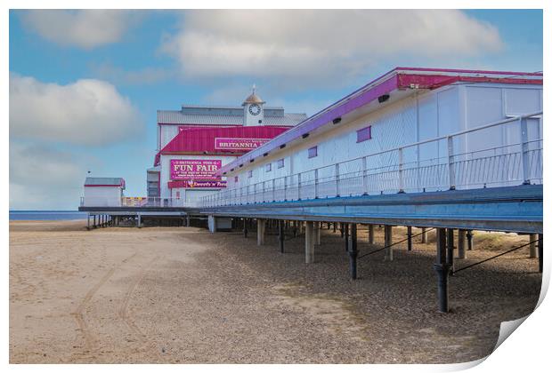 great yarmouth britannia pier  Print by Kevin Snelling