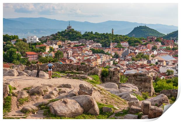Majestic View of Plovdiv Print by Kevin Snelling