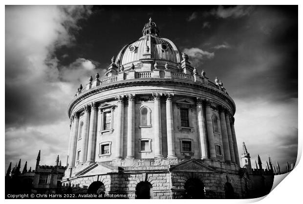Radcliffe Camera, University of Oxford Print by Chris Harris