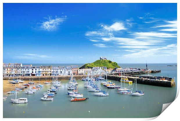 Ilfracombe in summer Print by Chris Harris