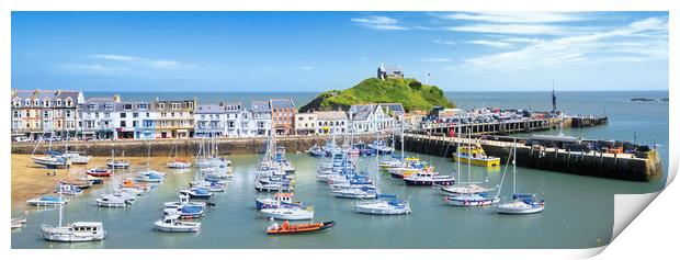 Ilfracombe in summer Print by Chris Harris