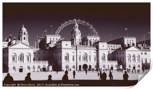 Horse Guards Parade Print by Chris Harris