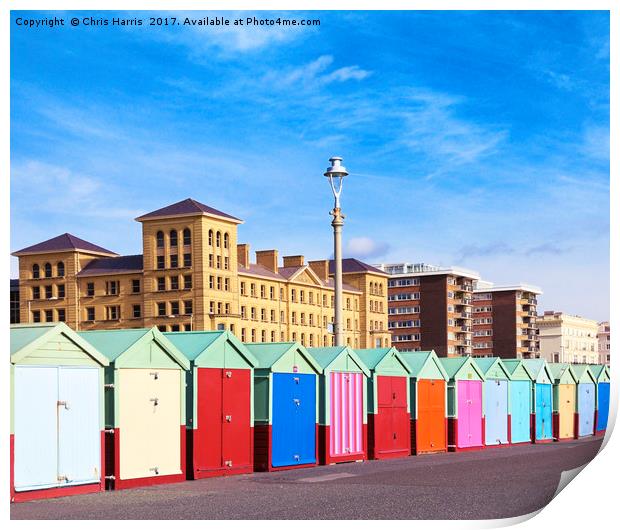 Hove seafront - Brighton & Hove Print by Chris Harris