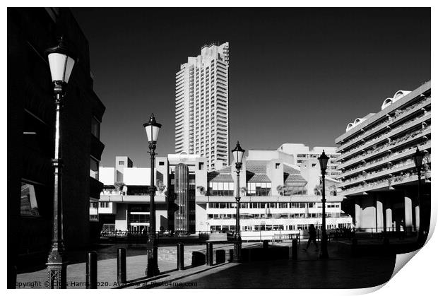 The Barbican, London Print by Chris Harris