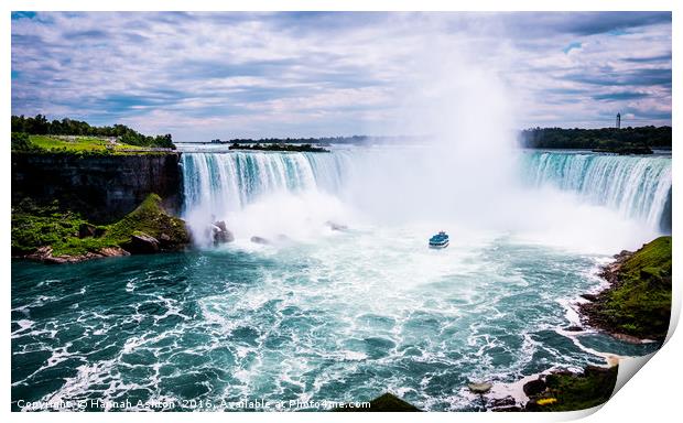  Niagara Falls. Print by Hannah Ashton