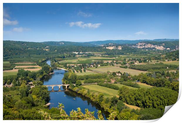 Dordogne - god's country Print by Jeanette Teare